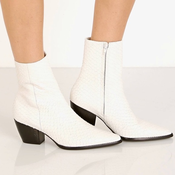 matisse white booties